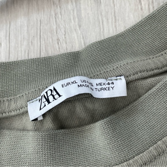 Zara Camping Mixed Text Short Sleeve Tshirt Green (xlarge) outdoor gorpcore - Picture 4 of 6